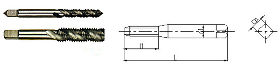 不銹鋼專(zhuān)用螺旋槽絲錐