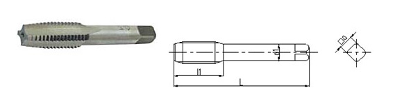 機用絲錐（細牙）粗柄