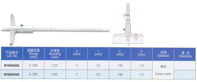 游標深度卡尺